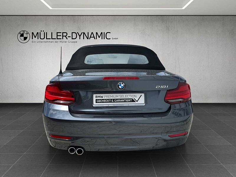 BMW 218 i CABRIO ADVANTAGE NAVI BUSINESS TEMPOMAT SHZ