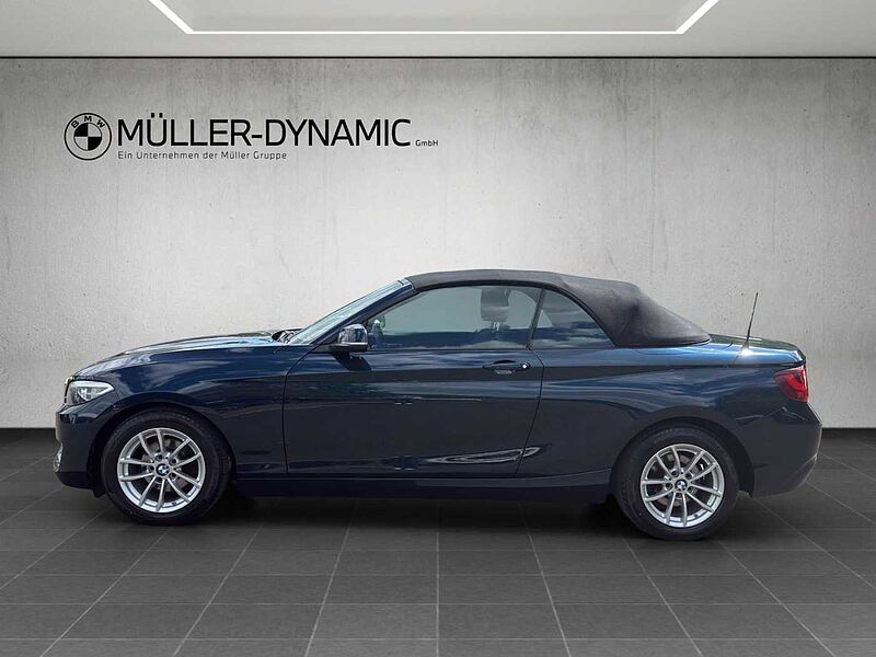 BMW 218 i CABRIO ADVANTAGE PDC TEMPOMAT SHZ RADIO PRO