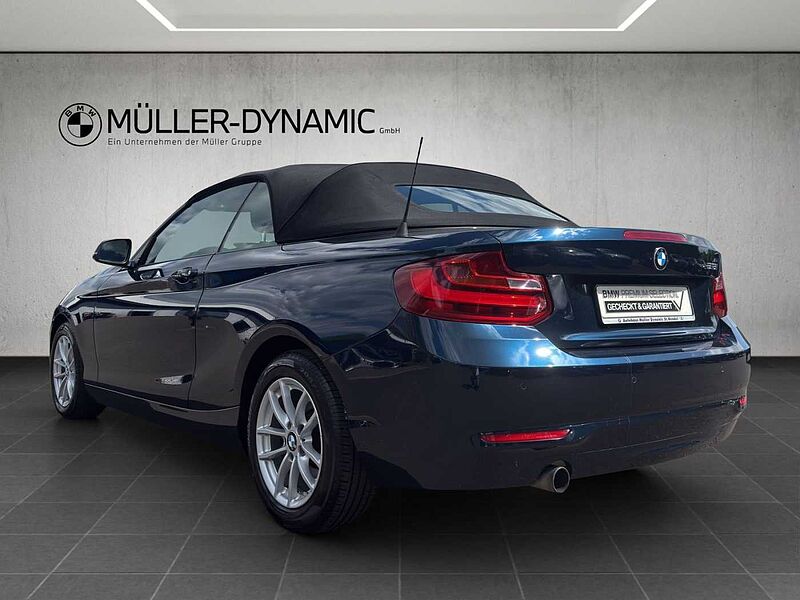 BMW 218 i CABRIO ADVANTAGE PDC TEMPOMAT SHZ RADIO PRO