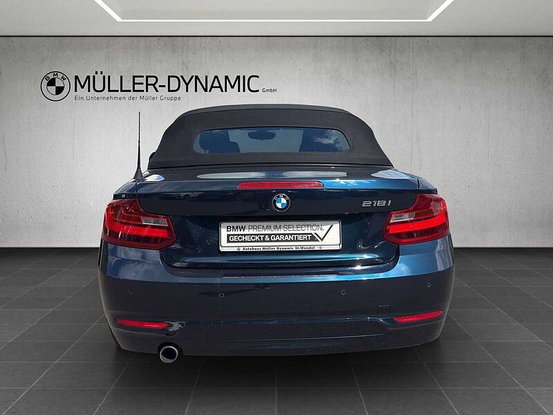 BMW 218 i CABRIO ADVANTAGE PDC TEMPOMAT SHZ RADIO PRO