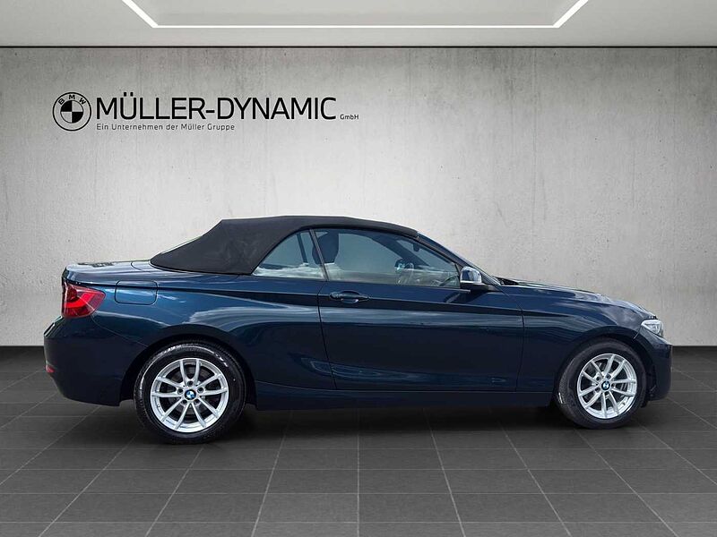 BMW 218 i CABRIO ADVANTAGE PDC TEMPOMAT SHZ RADIO PRO