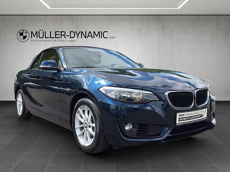 BMW 218 i CABRIO ADVANTAGE PDC TEMPOMAT SHZ RADIO PRO