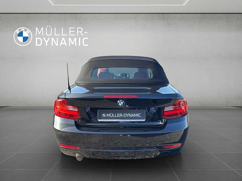 BMW 218 i CABRIO SPORT LINE XENON KLIMAAUTO PDC TEMPO